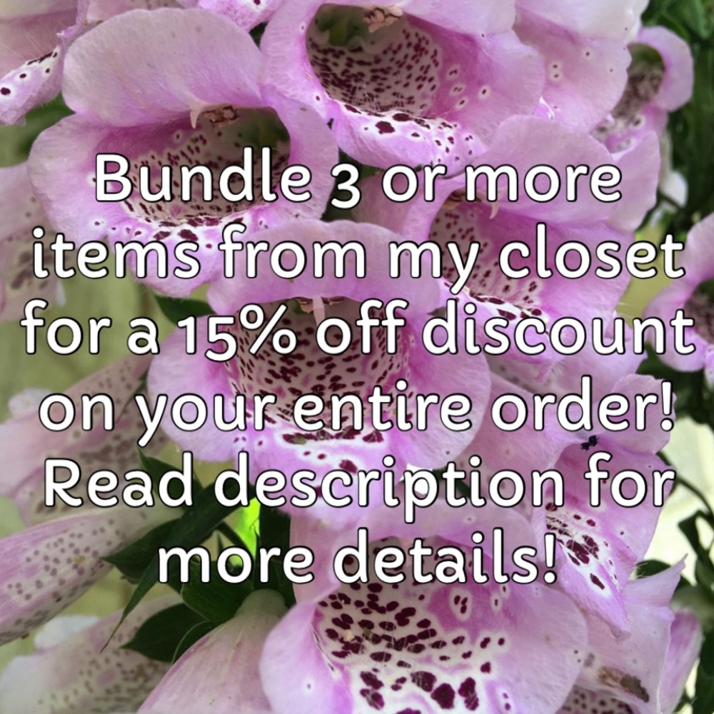 3 for 15% off bundle purchase!